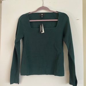 NWT Banana Republic Carolina square neck sweater top